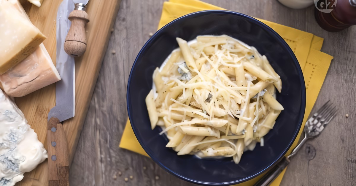 Пенне четыре сыра — фото